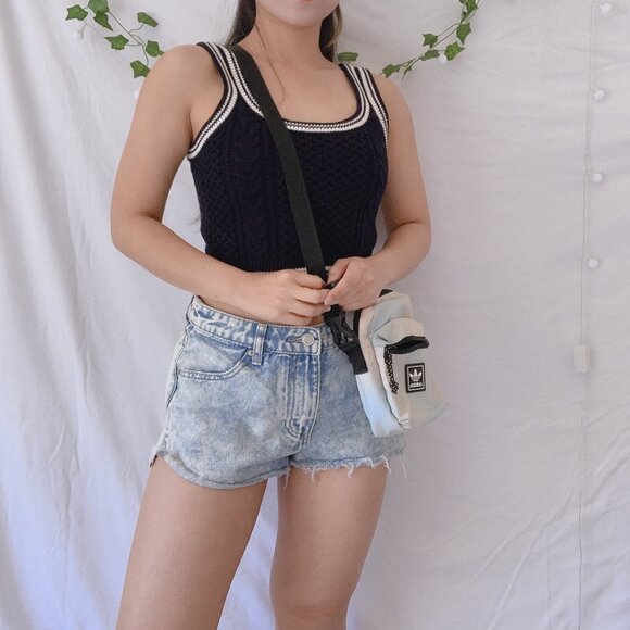 Cider Black Knit Crop Top - S/M - $18 - Picture 2 of 14